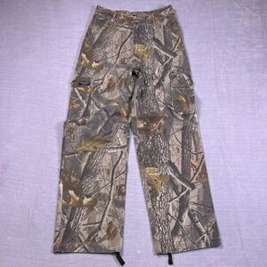 Realtree Pro Series Hardwoods Camo High Rise Cargo Pants Boys Size 5 Camouflage